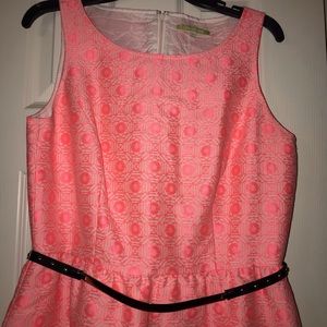 Gianni Bini patterned pink dress